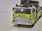 Model Power Play Art 1 48 White Over Lime Mack Cf Aerial Massport Fire Dept   