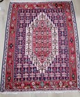Geometric Heriz Serapi Antique Rug Hand-knotted Wool Carpet 4   5 