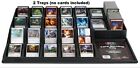 New 2-pack Bcw Black Card Sorting Tray Organizer Holder For Sports Trading Cards