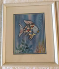 Vintage Rainbow Fish By Marcus Pfister Matted And Framed Wall Art