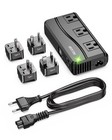 Universal Travel Adapter 220v To 110v Voltage Converter  250w  4 Usb Ports   3 A