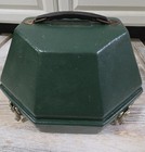 Brown Saddleseat Derby Size 7 1 8   Hat Can Carrier Case