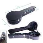 Hardshell High Quality Professional 5-string Banjos Black Leather Case Black