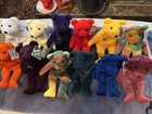 Complete Set Of 12 Salvino 1998 Mlb Bamm Beano Bears Mint With Tags