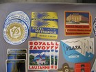 Lot Luggage Decals 59 Different W    172 Count   Vintage Original Decals  1950 