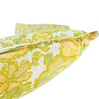 2 Vintage Feather Pillows Flower Pattern