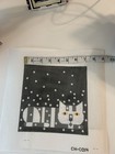 Charley edie Harper Calendar Cat-winter-handpainted Needlepoint Canvas