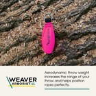 Weaver Arborist 16 Oz Throw Weight Hot Pink Cordura Tree Climbing Rope Bag