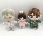 For Plush 20cm Doll Strawberry Bear Unicorn Pajama Sleep Shirt Clothes Dress Up