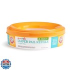 Munchkin   Arm And Hammer Diaper Pail Refill Rings  Holds Up To 544 Newborn Di