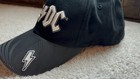 Anoma Ac dc Y2k 2005 Back In Black Fitted Hat W  Rubber Bill Baseball Cap Unworn
