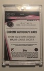 Luis Suarez Topps Chrome Pink X-fractor  99 Auto 2024 Topps Mls Chrome Mania