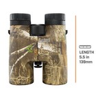 Bushnell Bone Collector Powerview Binoculars  10x42  Realtree Edge  Fully-coated
