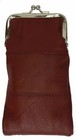 Tan Leather Cigarette Case Lighter Pouch Smoke 100 s Regular Holder Men Lady 