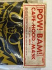 Pow Bam Cape Hood Mask Vintage 1960s Halloween Costume Birdman