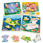 Personalised Wooden Puzzle Toddler Educational Learning Jigsaw Animal For Kids
