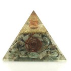 Larimar Orgone Pyramid 75mm Emf And 5g Energy Protection Orgonite Generator