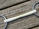 Herm Sprenger Duo 16mm Mullen Mouth Loose Ring Snaffle Bit - Approx 5-1 4  - Euc