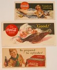 Coke Coca Cola Vintage Ink Blotters     Lot Of 4