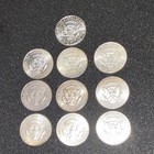 10 1964 Kennedy Half Dollars 90  Silver  5 Face Value Us Coin Lot