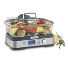 Cuisinart Stm-1000 Cookfresh Digital Glass Steamer  Stainless Steel Never Used