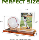 1-pack Baseball Display Case - Baseball Case Display For Ball  Baseball Holder R