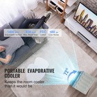 Uimoso Evaporative Cooler Swamp Cooler 3-in-1 1400 Cfm 5 Gal Air Humidifier Home