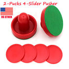 Air Hockey Set Home Table Game Replacement Accessories 2-pucks 4-slider Pusher