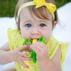 - Corn Cob Toothbrush    Training Teether Tooth Brush For Infant  Baby  And Toddl