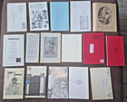 Lot 16 Rare Book Dealer   Antiquarian Auction Catalogs Brochures 16 Pcs Vintage