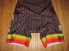 Team Zoot Shorts Triathlon Tri Size Men s Medium Nylon Spandex Black Red Yellow