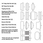 Jamey Jordan Signature Series Metal Art Fabrication Bead Roller Die Set 14 Piece