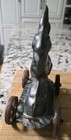 Michael Bonne Metal Rabbit Pull Toy Folk Art Easter Bunny Rabbit