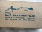 12 Vtg Apex No  2 Tournament Darts 6 Red And 6 Blue In Original Box Usa Made