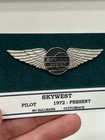 1980s Skywest Airlines Pilot Wings 1st Issue Terryberry Sf Pin Rare