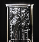 Robette Etched Absinthe Water Fountain Set Glasses   Spoons - Gift
