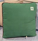 Karma Living Embroidered Intellectual Panda Pillow 18 x18  Handcrafted India New
