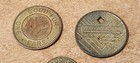 Lot Of 5 Vintage Nyc Subway Tokens New York City Transit Authority 75th Anniv