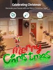 Merry Christmas Lighted Sign Outdoor 60 Inch Large Merry Christmas Led Sign