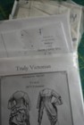 Set Of 2 Historical Fashion Patterns - Victorian Polonaise   Edwardian Jacket