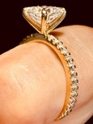 This Is A Stunning Lab-grown Diamond Ring Weighing 2 19 Carats  Size 7 5  With A