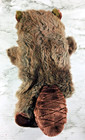 Vintage Hand Puppet Brown Beaver Plush Toy Animal 12  Moveable Arms