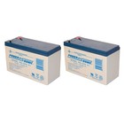 Power-sonic 12v 7ah Battery Replacement For Apc Rbc109  Apcrbc123 - 2 Pack