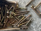 Lot Of 50 Screws  10 Brass Phillips Round Head Wood Screws 2   