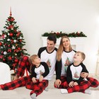 Matching Christmas Pajamas Set For Family  Hoiliday Cute Pattern Letter Print   