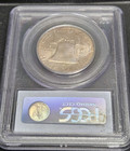 1948 D Franklin Silver Half Dollar Pcgs Ms 65 Fbl   full Bell Lines -with Toning