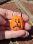 Miniature Scale Trick Or Treat Pumpkin Double-sided Jack O  Lantern Candy Bucket