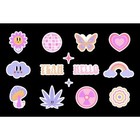 14-piece Retro Groovy Y2k Sticker Bundle     Aesthetic 2    Stickers