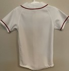 Nike Vintage Boys Baseball Jersey White Red Sz Small Original
