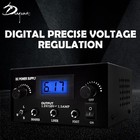 Digital Dual Tattoo Machine Power Supply Kit Clip Cords   Foot Pedal 99-1009-06